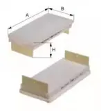 Фильтр, воздух во внутренном пространстве MFILTER купить